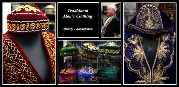 Traditional cosumes of Kazakh men